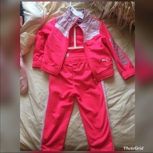 Pink puma outfit